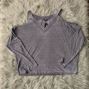 Express Cold Shoulder Top